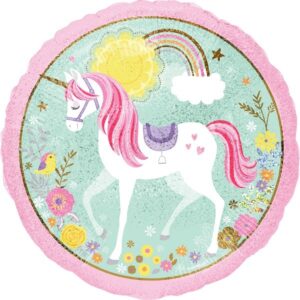 ΜΠΑΛΟΝΙ UNICORN FOIL ΡΟΖ 45ΕΚ- 1ΤΕΜ