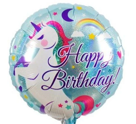 18-happy-birthday-monokeros-foil-mpaloni_600x_crop_center ΜΠΑΛΟΝΙ "UNICORN - HAPPY BIRTHDAY", FOIL, 45ΕΚ - Image 1