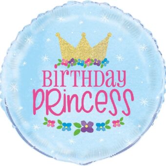 ΜΠΑΛΟΝΙ "BIRTHDAY PRINCESS" ΣΙΕΛ FOIL 1ΤΕΜ. 45.7ΕΚ