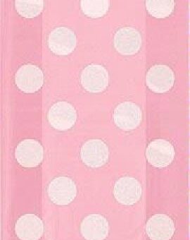 ΣΑΚΟΥΛΕΣ ΚΕΡΑΣΜΑΤΩΝ/ΔΩΡΟΥ ΠΛΑΣΤΙΚΕΣ ΠΟΥΑ ΡΟΖ 20τμχ - Image 2