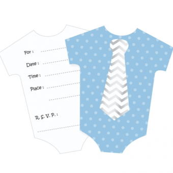 ΠΡΟΣΚΛΗΤΗΡΙΑ, "LITTLE BOY", ΜΠΛΕ, 6ΤΕΜ