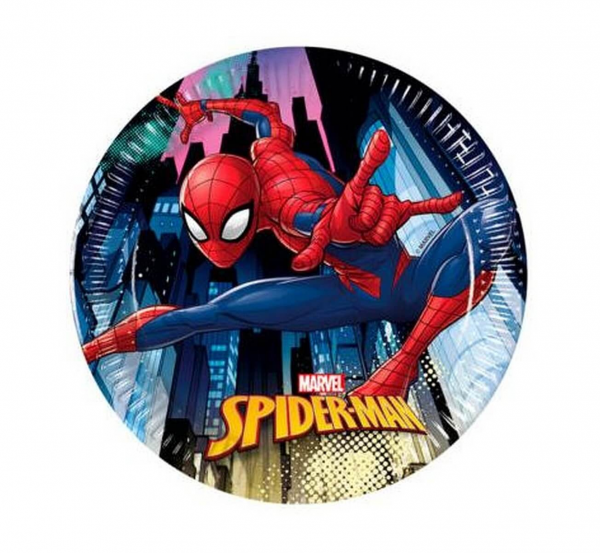 32068 ΧΑΡΤΙΝΑ ΠΙΑΤΑ "SPIDERMAN TU" 20 ΕΚ - 8ΤΕΜ - Image 1