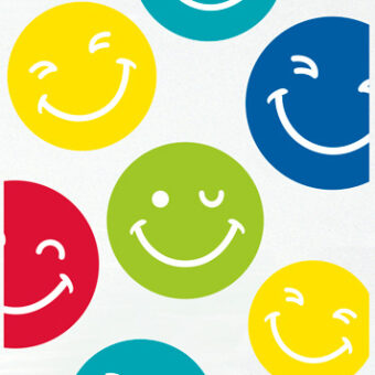 ΣΑΚΟΥΛΕΣ ΚΕΡΑΣΜΑΤΩΝ/ΔΩΡΟΥ ΠΛΑΣΤΙΚΕΣ HAPPY FACE 20τμχ