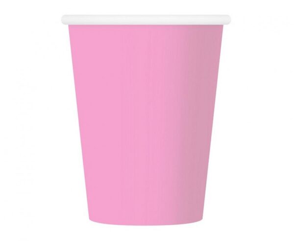 ΧΑΡΤΙΝΑ ΠΟΤΗΡΙΑ ΡΟΖ, 270ML , 6ΤΕΜ