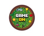 ΧΑΡΤΙΝΑ ΠΙΑΤΑ ΓΛΥΚΟΥ "GAME ON" 18εκ-6ΤΕΜ