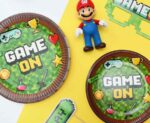 ΧΑΡΤΙΝΑ ΠΙΑΤΑ ΓΛΥΚΟΥ "GAME ON" 18εκ-6ΤΕΜ - Image 2