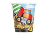 ΧΑΡΤΙΝΑ ΠΟΤΗΡΙΑ "Construction Party" 270ML , 8ΤΕΜ