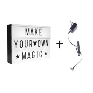 ΦΩΤΙΖΟΜΕΝΟΣ ΠΙΝΑΚΑΣ Α4 ΜΑΥΡΟ - Image 2