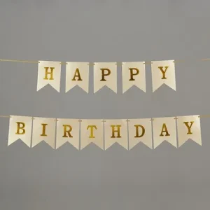 ΜΠΑΝΕΡ, "HAPPY BIRTHDAY", ΑΣΗΜΙ, 3Μ - Image 2