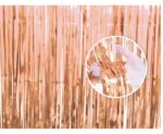 ΚΟΥΡΤΙΝΑ FOIL ROSE GOLD 90*2,40cm