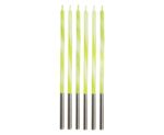 ΚΕΡΑΚIA OMBRE LIME GREEN, 15cm-6τεμ