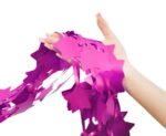 ΚΟΥΡΤΙΝΑ FOIL ΑΣΤΕΡΙΑ MAGENTA  1m*2m - Image 2