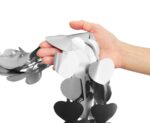 ΚΟΥΡΤΙΝΑ FOIL ΚΑΡΔΙΕΣ ΑΣΗΜΙ ΜΑΤ  1m*2m - Image 2