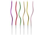 ΚΕΡΑΚIA SWIRL METALLIC MIX 12,5cm-6τεμ