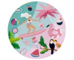 ΧΑΡΤΙΝΑ ΠΙΑΤΑ ΓΛΥΚΟΥ "SUMMER COLLECTION" , 6ΤΕΜ, 18εκ