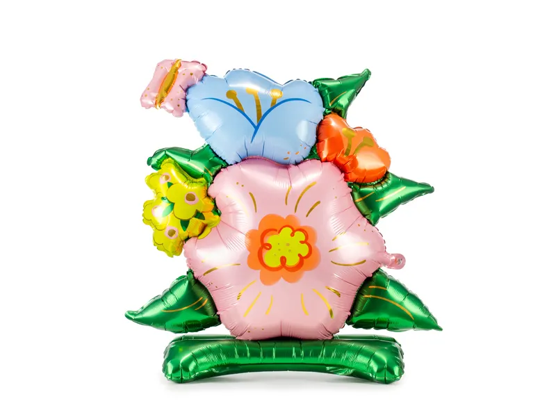 big_FB129_01_S ΜΠΑΛΟΝΙ STANDING FOIL "FLOWERS'' 1μ*1,16μ - Image 1