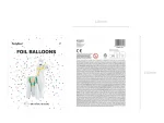 ΜΠΑΛΟΝΙ STANDING FOIL "Llama'' ΛΕΥΚΟ, 39εκ*61εκ - Image 2