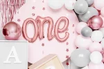 ΜΠΑΛΟΝΙ FOIL "ΟΝΕ" ROSE GOLD 66εκ*37εκ - Image 2