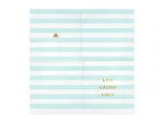 ΧΑΡΤΟΠΕΤΣΕΤΕΣ ''LIVE-LAUGH-LOVE'' ΣΙΕΛ-ΛΕΥΚΟ-GOLD FOIL 33*33εκ 2ΦΥΛΛΕΣ - 20ΤΕΜ - Image 3