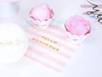 ΧΑΡΤΟΠΕΤΣΕΤΕΣ ''HELLO GORGEOUS'' ΡΟΖ-ΛΕΥΚΟ-GOLD FOIL 33*33εκ 2ΦΥΛΛΕΣ - 20ΤΕΜ - Image 2