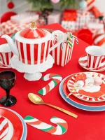 ΧΑΡΤΟΠΕΤΣΕΤΕΣ ''CANDY CANE'' MIX COLOURS-GOLD FOIL 8εκ*15,5εκ 2ΦΥΛΛΕΣ - 20ΤΕΜ - Image 2
