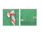 ΧΑΡΤΟΠΕΤΣΕΤΕΣ ''CANDY CANE'' MIX COLOURS-GOLD FOIL 8εκ*15,5εκ 2ΦΥΛΛΕΣ - 20ΤΕΜ - Image 3