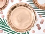 ΧΑΡΤΙΝΑ ΠΙΑΤΑ ROSE GOLD FOIL 23εκ-6τεμ - Image 2