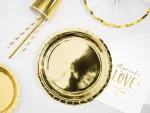 ΧΑΡΤΙΝΑ ΠΙΑΤΑ GOLD FOIL 23εκ-6τεμ - Image 2